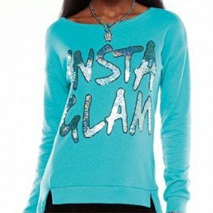 Juicy Couture Insta Glam Sequin Shirt Medium